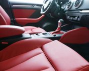 Audi A3 Ambition Buffalino leder rood