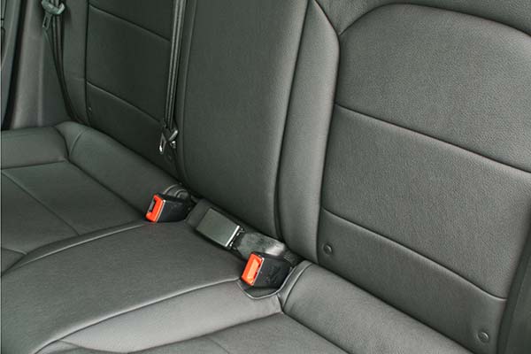 Audi A1 Alba eco-leather zwart Detail