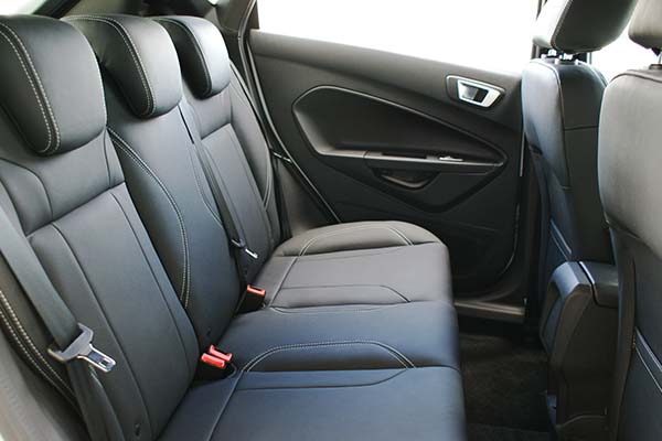 Ford Fiesta Leather Interior Buffalino Black Alba Automotive - Seat Covers For Ford Fiesta St Line