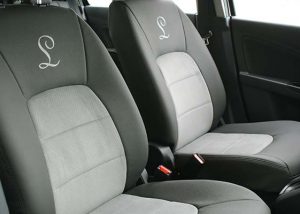 Suzuki Celerio Alba eco-leather Grijs Suede Voorstoelen
